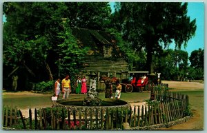 Oldest Wooden School House St Augustine Florida FL 1963 Chrome Postcard I8