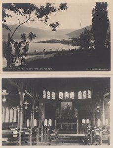 Balholmen Norway Kirke 2x Old Postcard s