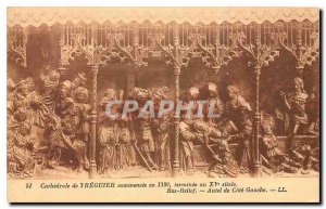 Old Postcard Cathedral Treguier traded in 1339