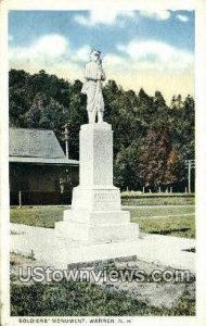 Soldiers Monument in Warren, New Hampshire
