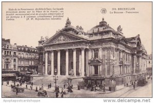 Belgium Brussells Bruxelles Panoramaic Le Bourse Panorama