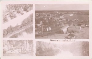 Hearst Ontario ON Multiview Real Photo Postcard E65