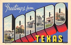 Greetings From Laredo, Texas USA 1938 