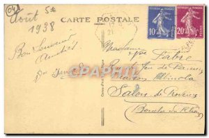 Postcard Old Hate Verdon Valley Laces Col D & # 39Allos