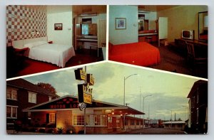 Three Crowns Motor Lodge   Gettysburg  Pennsylvania  Postcard