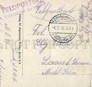 182803 WWI BELARUS PINSK Vintage RPPC military postage