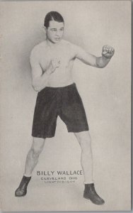 Postcard Boxing Billy Wallace Boxer Cleveland Ohio Lightweight