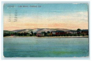 1918 Houses Near Lake Merrit, Oakland, California, CA Antique Postcard 