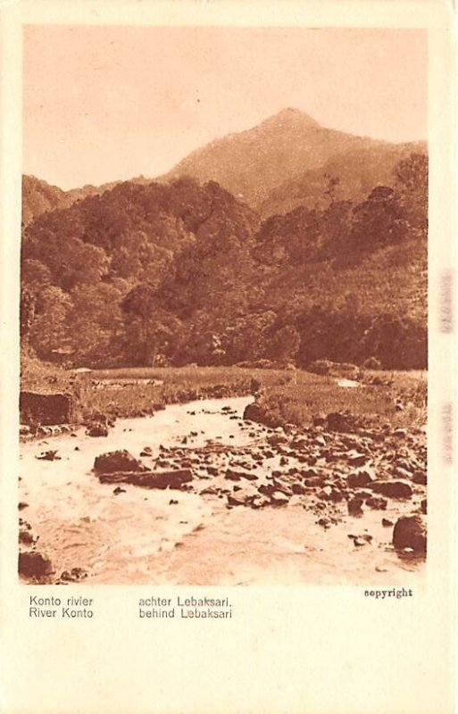 River Konto Lebaksari Indonesia, Republik Indonesia Unused 