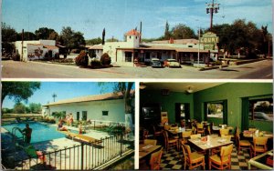 Postcard Multiple Views of Broadway Courts in Las Cruces, New Mexico~137239