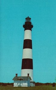 Vintage Postcard Bodie Island Lighthouse Stone-made Light House Nags Head, NC