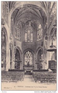 TROYES, Interieur de l'Eglise Saint Nicolas, Aube, France, 00-10s