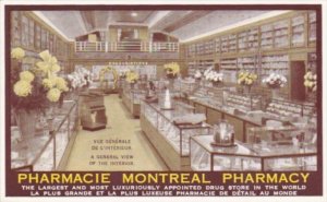 Canada Montreal Pharmacie Pharmacy Interior