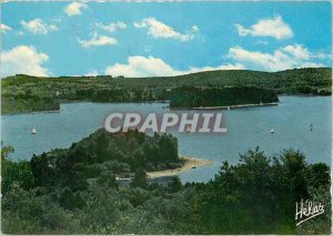 Postcard Modern Morvan Lake Settons (Nievre) The Islands