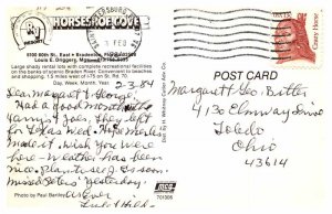 Postcard SWIMMING POOL SCENE Bradenton Florida FL AS2579