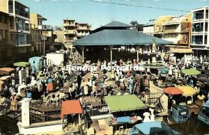 guadeloupe, F.W.I., POINTE-A-PITRE, Le Marché, Market Scene (1964) Bromocolor