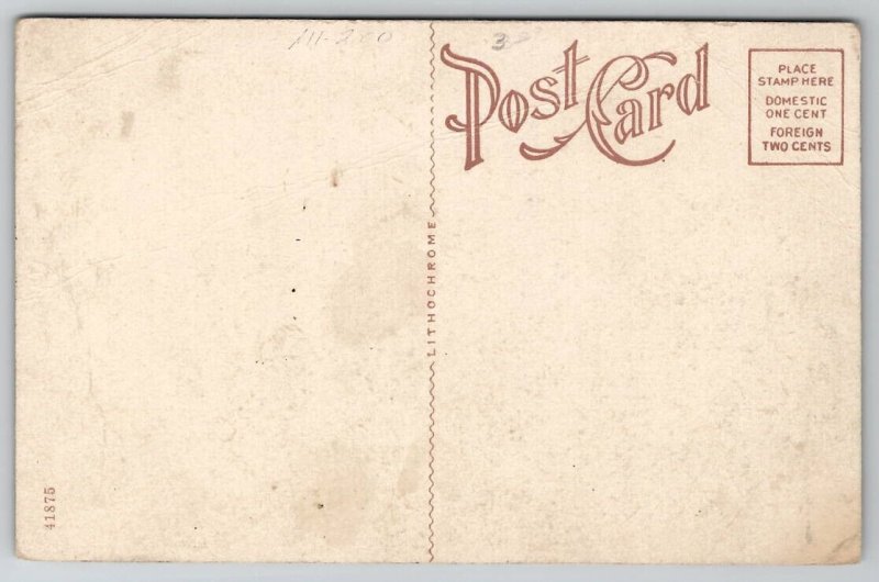 Grand Rapids MI High School Building Michigan c1910 Postcard D37