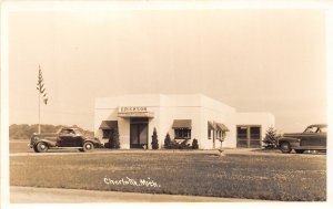 J62/ Charlotte Michigan RPPC Postcard c40s Erickson Veterinarian Hospital157