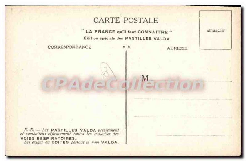 Old Postcard Haute Loire Le Puy Cathedral Eveche His Crowning Mont Saint Michel