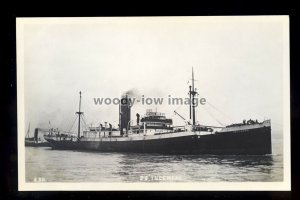 bf1130 - Johnston Warren Cargo Ship - Incemore , built 1921 - postcard B Feilden