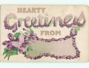 Divided-Back BEAUTIFUL FLOWERS SCENE Great Postcard AA2335