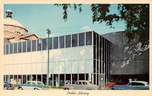 Public Library Charlotte NC USA Postcard