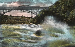 13398 Whirlpool Rapids and Lower Steel Arch Railroad Bridge, Niagara Falls