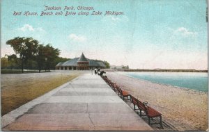 USA Jackson Park Chicago Rest House Beach and Drive along Lake Michigan 03.57