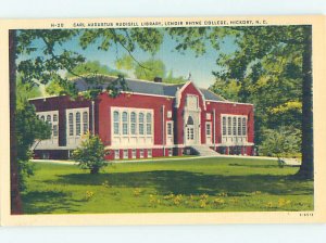 Pre-Chrome COLLEGE SCENE Hickory North Carolina NC AG8063