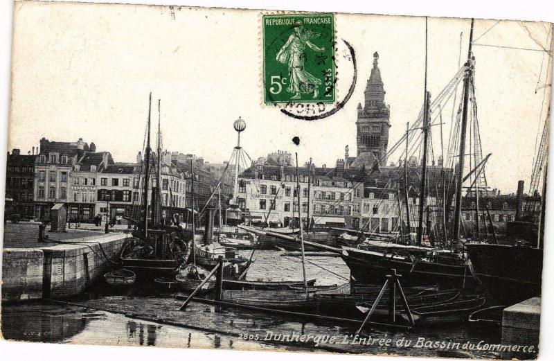 CPA DUNKERQUE - L'Entrée du Bassin (137209)