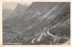 Merok Norway Sondmor Scenic View Real Photo Antique Postcard J45912