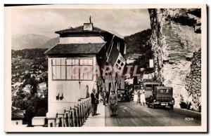 Postcard Modern Customs Customs Border Grimaldi Ventimiglia Italo Francese Do...