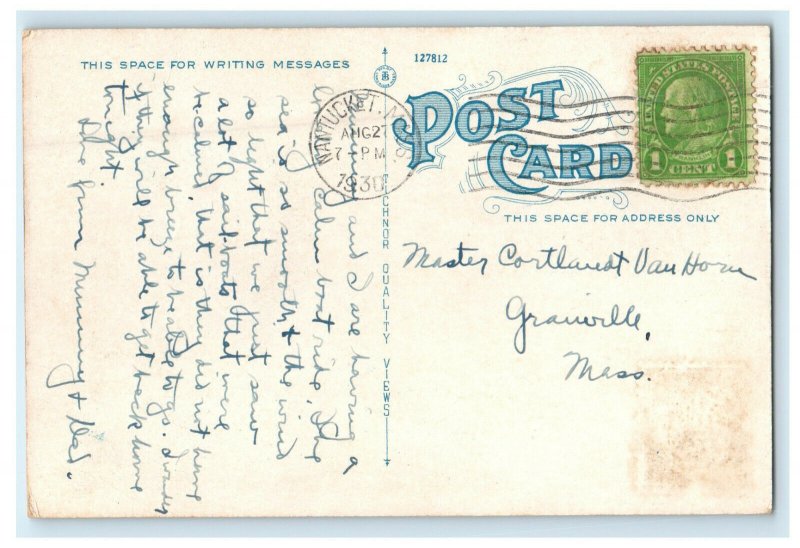 1930 The Skipper, Nantucket, Massachusetts MA Posted Vintage Postcard