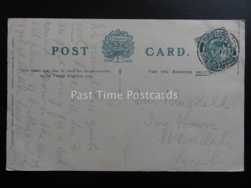 BRIDLINGTON Beach Entertainment NORTH SANDS c1904 Postcard STATION OFFICE PM