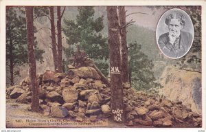 COLORADO SPRINGS, Colorado, 1910-20s; Helen Hunt's Grave & Portrait, Cheyenne...