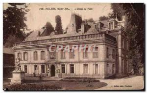 Bolbec - L & # 39Hotel City - Old Postcard