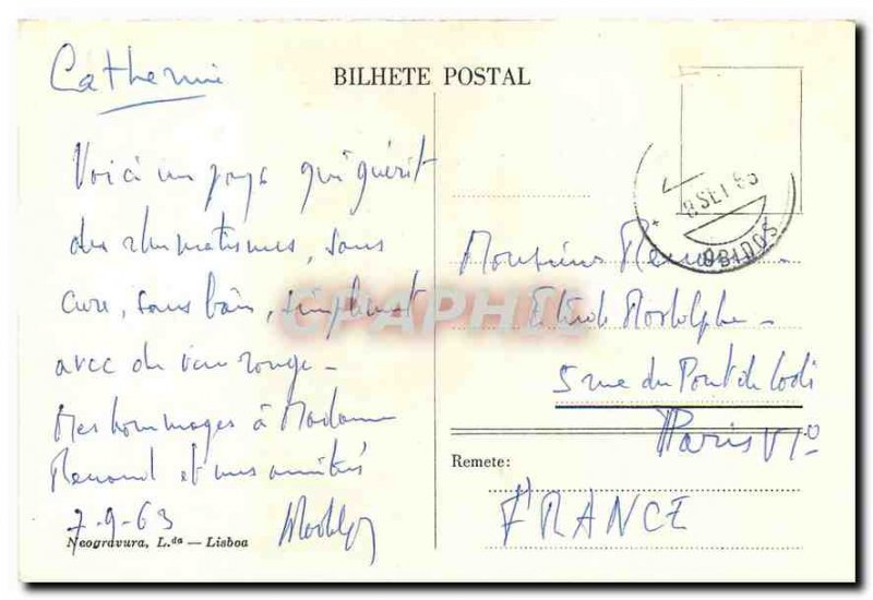 Modern Postcard Portugal Obidos Castelo