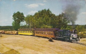 Wakefield MA, AMUSEMENT PARK, Pleasure Island, Miniature Railway Train, 1960's