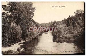 Old Postcard Arcy Sur Cure Cury