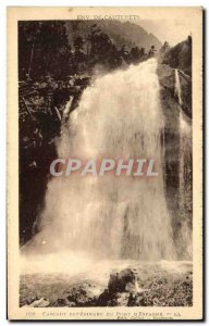 Old Postcard From Cauterets Cascade Superior Du Pont D & # 39Espagne