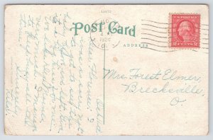 West Des Moines High School~Iowa~Front View From Across Street~PM 1920 PC