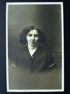 Yorkshire SHIPLEY Annie Moon c1905 RP Postcard by A. Dobson Studio, Saltaire Rd.