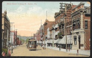 Main Street Looking North Butler Pennsylvania Used c1909