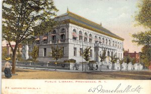 Public Library Providence Rhode Island 1907c postcard