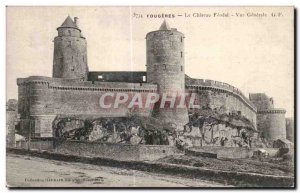 Old Postcard Fougeres Chateau Feodal Vue Generale