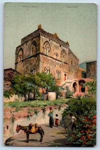 Taormina Sicily Italy Postcard Palace of S. Stefano c1910 Antique Unposted