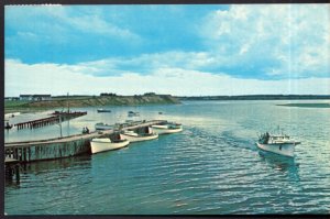 Prince Edward Island Boats in Harbour deep sea fishing COVEHEAD HARBOUR pm1965 C