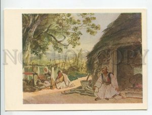 456642 USSR 1959 year Karl Bryullov Greece morning in Mirak postcard