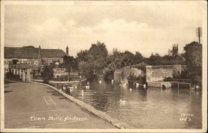 Vintage Postcard Andover HAMPSHIRE Town Mills