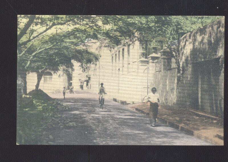 SAN FRANCISCO PARK PANAMA CANAL ZONE VINTAGE POSTCARD